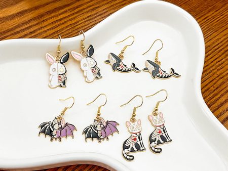 Wholesale Halloween Funny Animal Fashion Versatile Earrings Sale