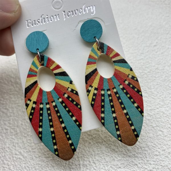 Wholesale Bohemian Wooden Earrings For Cheap