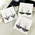 Wholesale Dark Halloween Bat Funny Animal Punk Design Earrings Online now