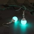 Wholesale Halloween Luminous Three-dimensional Luminous Pearl Earrings Simple Personality Creative Earrings Online now