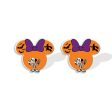 Wholesale Halloween Heat Shrink Cute Bat Earrings Fashion