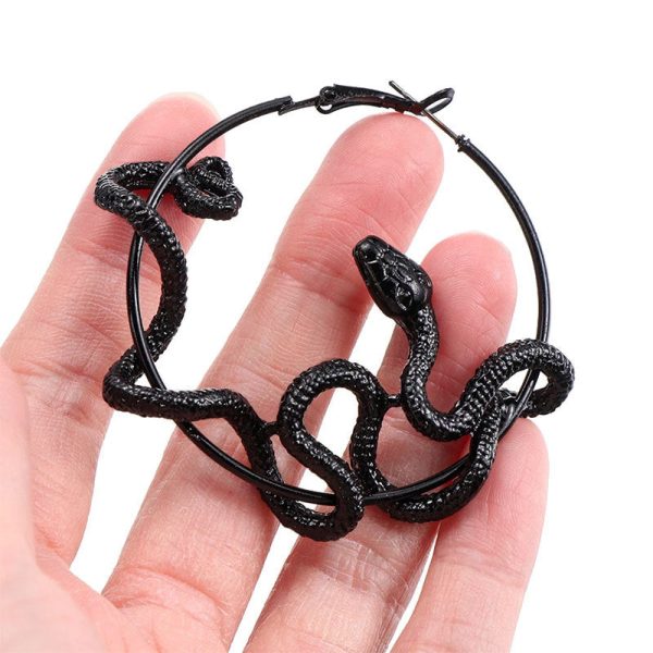 Wholesale Fashion Exaggerated Retro Creative Beauty Snake Earrings Hot on Sale