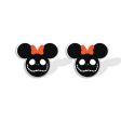 Wholesale Halloween Heat Shrink Cute Bat Earrings Fashion