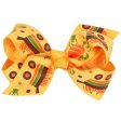 Wholesale Halloween Cartoon Print Bow Hairpin Supply