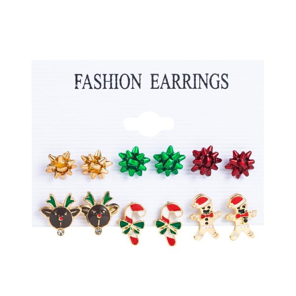 Wholesale 1set Christmas Oil Drop Earrings For Sale