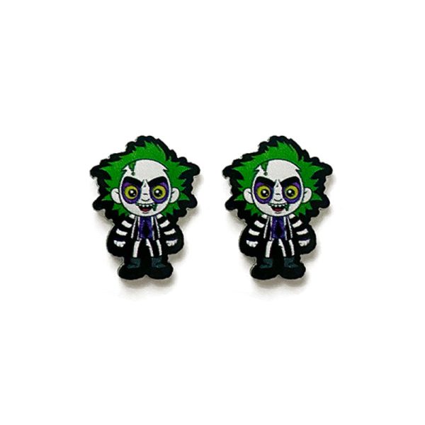 Wholesale Halloween Horror Acrylic Earrings For Discount