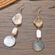 Wholesale Bohemian Shell Beads Pendant Earrings Fashion