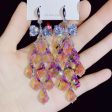 Wholesale Crystal All-match Heart Long Earrings Fashion