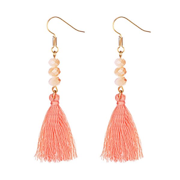 Wholesale Ethnic Retro Exaggerated Tassel Earrings Supply