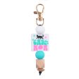 Wholesale Handmade Silicone Beaded Cartoon Mother s Day Keychain Hot on Sale