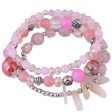 Wholesale Vintage Cat s Eye Crystal Agate Beaded Multi-layer Bracelet Online