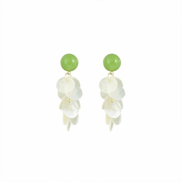 Wholesale Forest Fresh Natural Shell Earrings and Clips Cheap