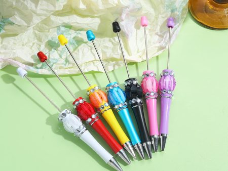 Wholesale 10pcs Beadable Pens Heavy Industry Full Diamond Lantern Bead Pen Online