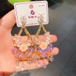 Wholesale Flowers Color Long Tassel Heavy Workers Exaggerated Earrings Discount