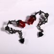 Wholesale Halloween Dark Style Thorn Vine Red Rose Flower Earrings Discount