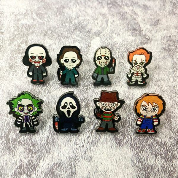 Wholesale Halloween Horror Acrylic Earrings For Discount