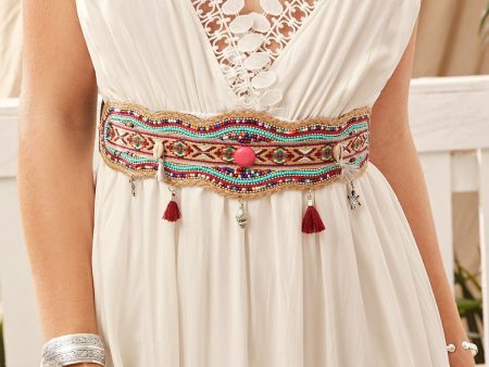 Wholesale Beads Handmade Bohemian Style Elastic Wide Waist on Sale