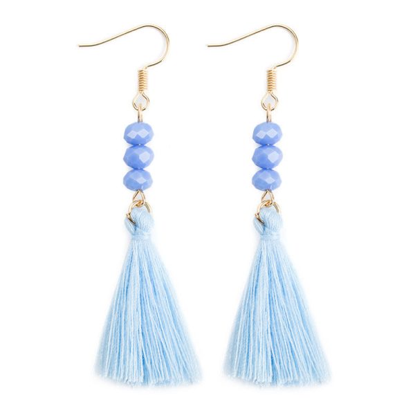 Wholesale Ethnic Retro Exaggerated Tassel Earrings Supply