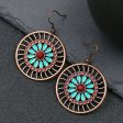 Wholesale Handmade Round Hollow Love Earrings Online Hot Sale