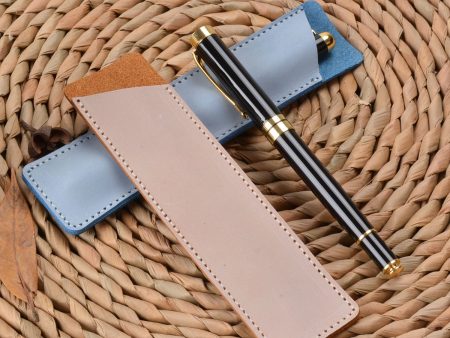 Wholesale Handmade Genuine Leather Creative Fashion Pencil Case For Cheap