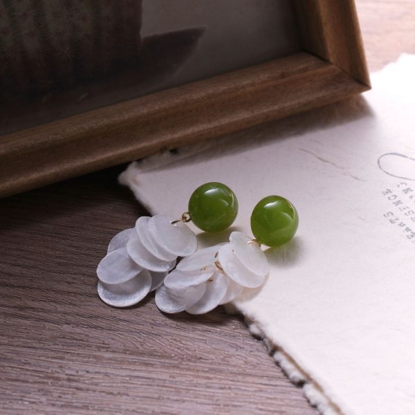 Wholesale Forest Fresh Natural Shell Earrings and Clips Cheap