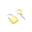 Wholesale Key and Lock Metal Earrings For Sale