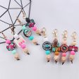 Wholesale Handmade Silicone Beaded Cartoon Mother s Day Keychain Hot on Sale