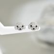 Wholesale Inlaid Zircon Puppy Animal Design Versatile Earrings Supply