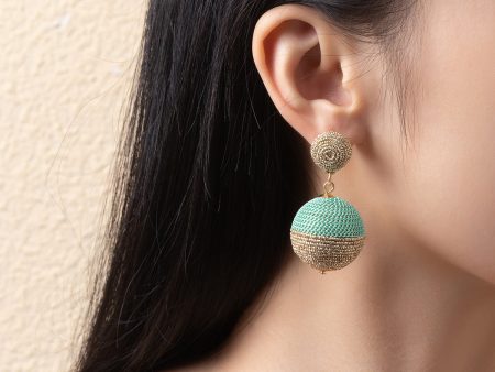 Wholesale Spherical Color Matching Fashionable Versatile Ladies Earrings Hot on Sale