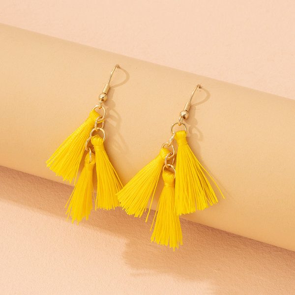 Wholesale Retro Versatile Tassel Earrings Sale