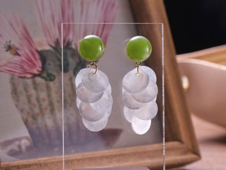 Wholesale Forest Fresh Natural Shell Earrings and Clips Cheap