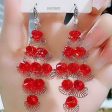 Wholesale Crystal Vintage Tassel Long Earrings Supply