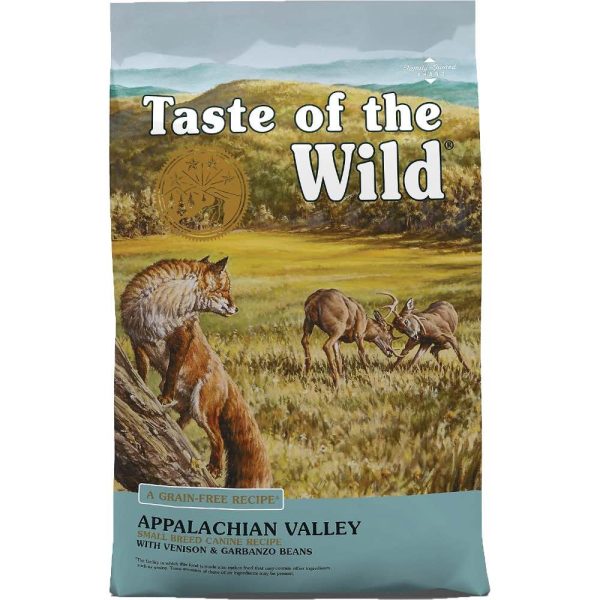 BUNDLE DEAL FREE TREAT : Taste Of The Wild Appalachian Valley with Venison Small Breed Grain-Free Dry Dog Food Fashion