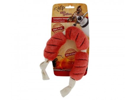 All For Paws Scrumptious Sausages Large Dog Toy Supply