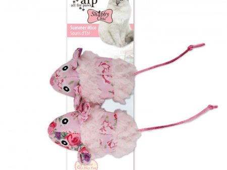 All For Paws Shabby Chic Summer Mice Cat Toy Online