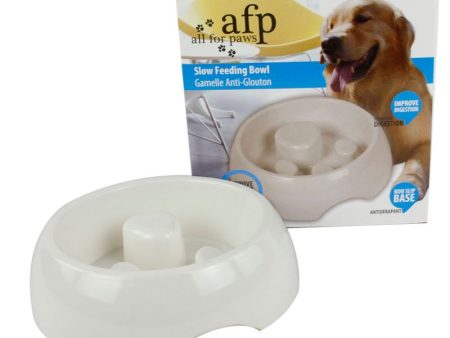 All For Paws Melamine Slow Feeding Bowl Supply