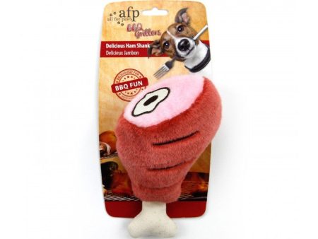 All For Paws Plush Delicious Ham Shank Large Dog Toy Online now