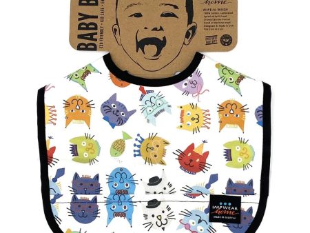 Jack s Bib Eco-Friendly Wipe-N-Wash Pocket Bib - Cool Cats Fashion