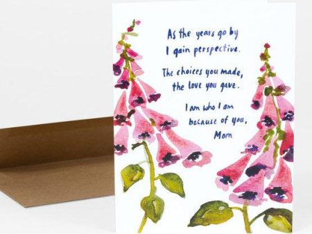 Foxglove Mother s Day Card For Sale