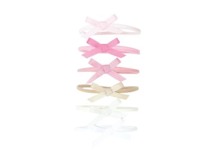 Grosgrain Shoelace Baby Bow Headband Online now