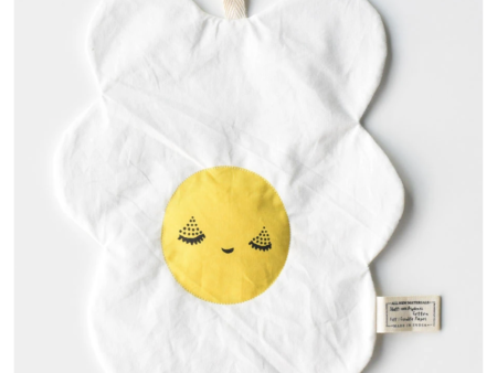 Organic Baby Crinkle Toy - Fried Egg For Cheap