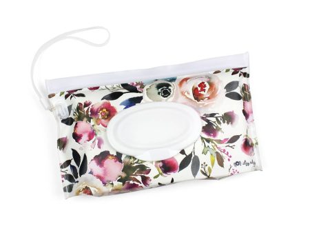 Take and Travel™ Pouch Reusable Wipes Case - Blush Floral Online Hot Sale