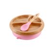 Bamboo Baby Suction Plate & Spoon For Sale