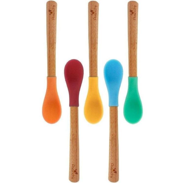 Bamboo & Silicone Infant Spoon Cheap