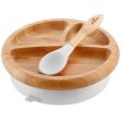 Bamboo Baby Suction Plate & Spoon For Sale