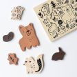 Wooden Tray Puzzle - Woodland Animals Online now